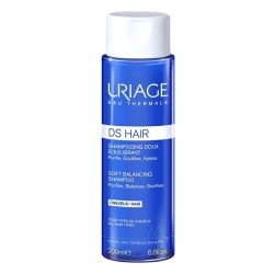 Uriage DS HAIR Shampoing Doux Équilibrant - 200 ml - Cuir Chevelu Sensible et Cheveux Normaux