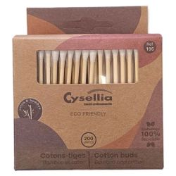 Cysellia Cotons-tiges x 200 - bambou & coton