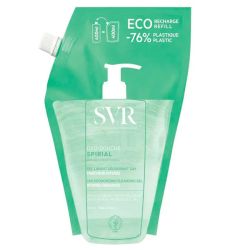 SVR Spirial Déo Douche - Recharge de 400ml - Gel Lavant Déodorant 24h - Prévient les odeurs