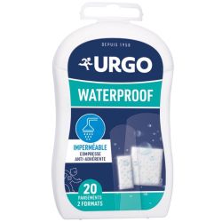 URGO 20x Pansements Waterproof Étanches – protection des plaies même sous l'eau