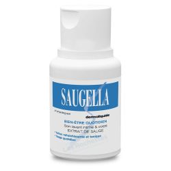 Saugella Dermoliquide Gel Lavant Intime 100 ml - Confort et Équilibre Intime, Anti-Odeurs
