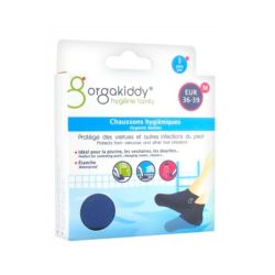 Orgakiddy Chaussons Hygiéniques - Anti-Verrues -1 Paire - Taille : M