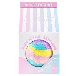 Inuwet Boule de Bain Bubble Gum 120g – Boule de bain effervescente nourrissante et parfumée