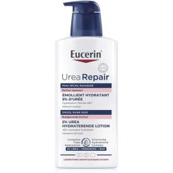 Eucerin UreaRepair PLUS Émollient 5 % d’Urée - 400ml - Hydrate intensément, apaise et renforce
