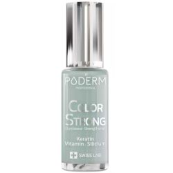 Poderm Color Strong Vernis Durcisseur - 8ml - Couleur : Soft Sage - Renforce, protège et sublime les ongles