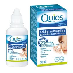 Quies Optik Solution Multifonction pour Lentilles de Contact Souples - 30ml
