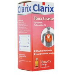 Clarix expectorant enfants sirop 150 ml