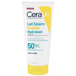 CeraVe Lait Solaire Invisible Hydratant SPF50+ 177 ml – Protection visage et corps