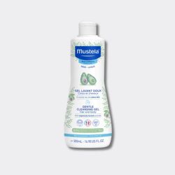 Mustela Gel Lavant Doux Bébé à l'avocat BIO 500 ml - Nettoie en douceur dès la naissance