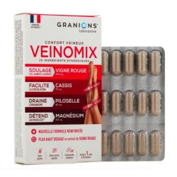 Granions Veinomix - Confort et Légèreté des Jambes - 30 comprimés