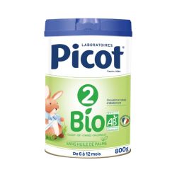 Picot Bio 2 Lait en Poudre 6-12 mois - 800g