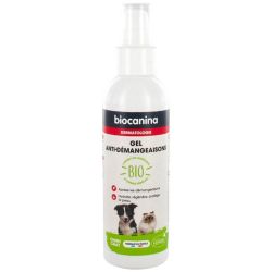 Biocanina Gel Anti-Démangeaisons Bio - 125 ml - Chien et Chat - Apaise et protège la peau