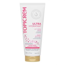 Topicrem Ultra-Hydratant Nacré Corps 200ml – Éclat irisé et hydratation longue durée