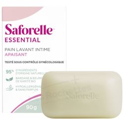 Saforelle Pain Lavant Intime Apaisant 90g - Respecte l’équilibre du microbiote intime au quotidien