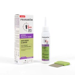 Pranarôm Aromapoux Lotion Traitante Flash Anti-Poux & Lentes - 100ml