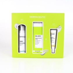 Dermaceutic Best Seller Kit Hyal Ceutic Coffret de 3 soins - Exfolie, hydrate intensément et protège la peau