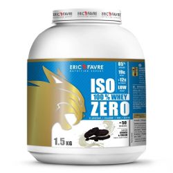 Eric Favre Iso Zero 100% Whey Protéine Cookies & Cream - 1,5Kg