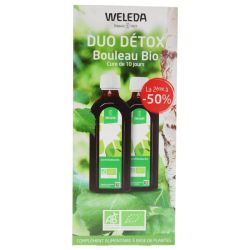 Weleda Duo Détox Jus de Bouleau Bio - Lot de 2 x 250 ml