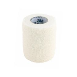 3M Bande De Contention Cohésive Elastique Coban™ - 7,5 cm X 4,5 mètres - Blanc