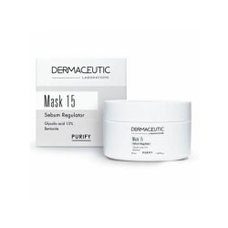 Dermaceutic Mask 15 Reducteur De Sebum 50 ml - Acide Glycolique - Bentonite - Acide Salicylique - Vegan