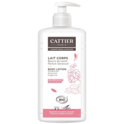 Cattier Lait Corps Nourrissant Géranium Bio 500ml – Réparation et confort