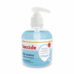 Baccide Gel Hydroalcoolique Mains - 300ml - Désinfection rapide, efficacité prouvée en 30 secondes