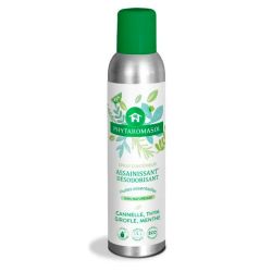 Phytaromasol Spray Assainissant et Désodorisant - Pour la Maison - Cannelle, Thym, Girofle et Menthe - Spray de 250 ml