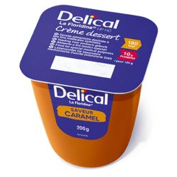 Delical Crème Dessert HP HC La Floridine - 4x200g - Apport nutritionnel renforcé