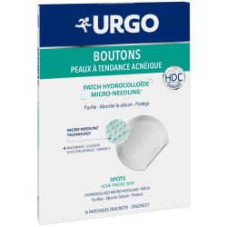 Urgo Patchs Spots Boutons Micro-Needling x9 Patchs – Correction et soin