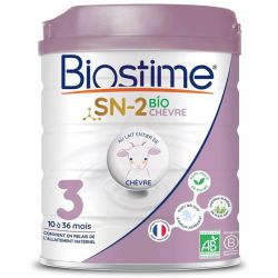 Biostime Lait de Chèvre (1 à 3 ans) SN-2 Bio 3 - 800g - Soutient la croissance