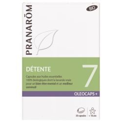 Pranarom Oleocaps+ Détente Bio 30 capsules