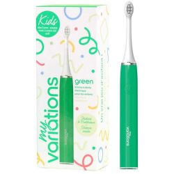 Myvariations Kids Brosse À Dents Électrique Enfant - De 3 à 12 ans - Couleur Vert - 1 unité