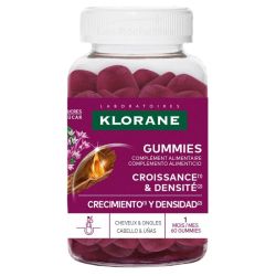 Klorane Cheveux & Ongles Croissance et Densité - 60 Gummies