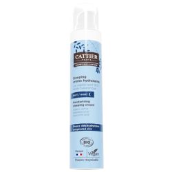 Cattier Sleeping Crème Hydratante Nuit Peaux Déshydratées Bio 50ml – Récupération et éclat
