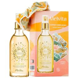 Melvita Coffret L'Or Bio - Huile Extraordinaire 100ml + 1 Chouchou OFFERT