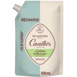 Rogé Cavaillès Soin Lavant Intime Hydratant - Recharge de 500ml - Nettoie et réduit la sécheresse intime