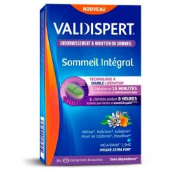 Valdispert Sommeil Intégral 1,9mg - 30 Comprimés - Endormissement rapide et sommeil continu
