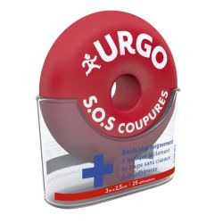 URGO SOS Coupures Bande Stop Saignement - 3m × 2,5cm