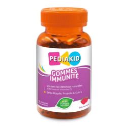 Pédiakid Gommes Immunité 60 gommes – Soutien des défenses de l'organisme