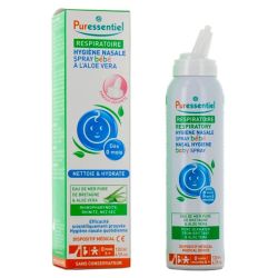 Puressentiel Spray Bébé Hygiène Nasale - Dès la naissance - Indiqué en Cas de Nez Sec - 120ml