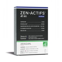 Aragan Synactifs ZENActifs BIO Stress & Humeur - 30 gélules