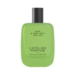 L'Atelier Parfum Green Crush 50ml - Brume Parfumée Vivifiante pour Corps et Cheveux