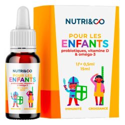 Nutri&Co Pour les Enfants - 30ml - Croissance, immunité et équilibre intestinal