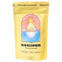 Bonjour Saveur Chocolat Gourmand 90g/15 Portions - Boisson bien-être en poudre, complément alimentaire