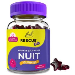 Rescue Nuit Kids Jolis Rêves Gummies Sommeil Framboise Dès 3 Ans - 30 Gummies