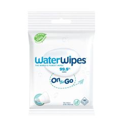 WaterWipes On the Go Lingettes Nettoyantes Bébé - 10 Lingettes