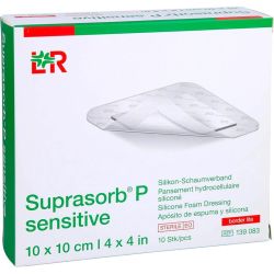 Lohmann & Rauscher Suprasorb® P SensiFlex Border Lite Pansement Flexible Mousse en Silicone 10 x 20 cm - 10 Unités