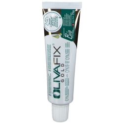 OlivaFix Gold Crème Adhésive Dentaire Organique 75g – Tenue et confort