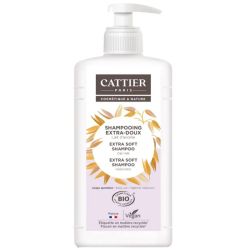 Cattier Shampoing Extra-Doux Lait D'Avoine Bio 1L – Douceur et brillance