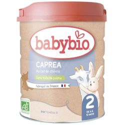 Babybio Caprea 2ème Âge au Lait de Chèvre Bio de 6 à 12 Mois